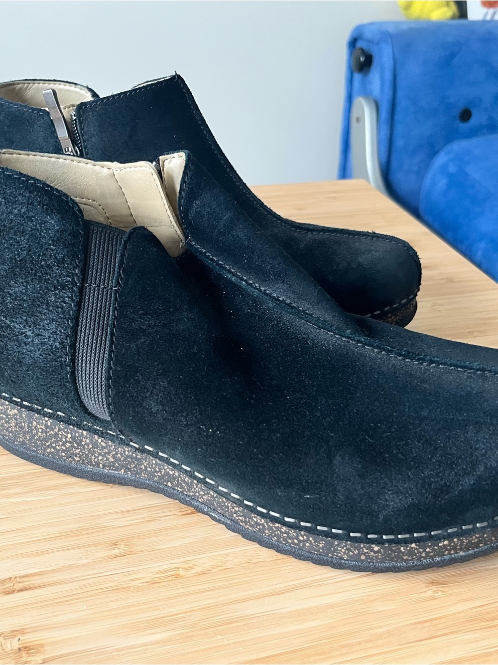 Dansko Black Suede Ankle Booties